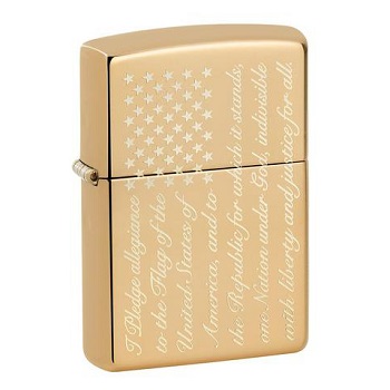 ZIPPO PLEDGE OF ALLEGIANCE LIGHTER