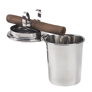 STINKY CAR ASHTRAY STEEL STAINLESS