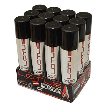 LOTUS BUTANE TRIPLE REFINED 3.04 OZ 12 PACK