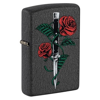 ZIPPO ROSE DAGGER TATTOO LIGHTER
