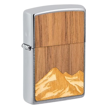 ZIPPO WOODCHUCK MOUNTAINS INLAY LIGHTER