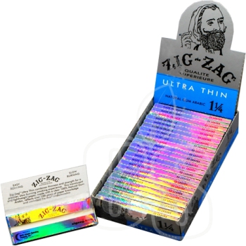 ZIG-ZAG CIGARETTE PAPERS ULTRA THIN 1 1/4