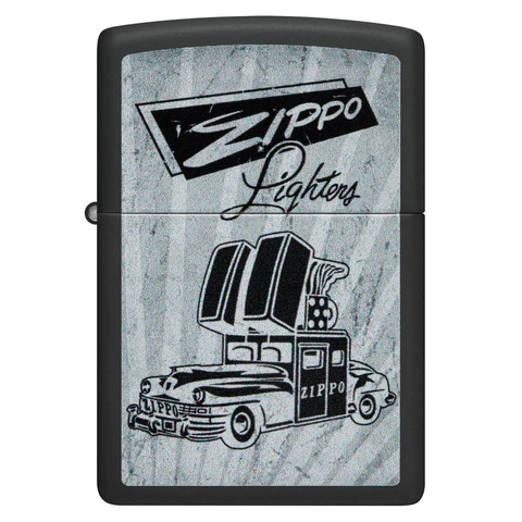 ZIPPO CAR AD DESIGN