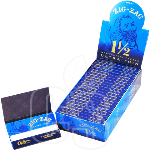 ZIG-ZAG CIGARETTE PAPERS ULTRA THIN 1 1/2