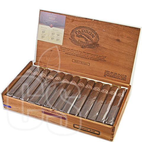 PADRON 5000 NATURAL CIGAR BOXES