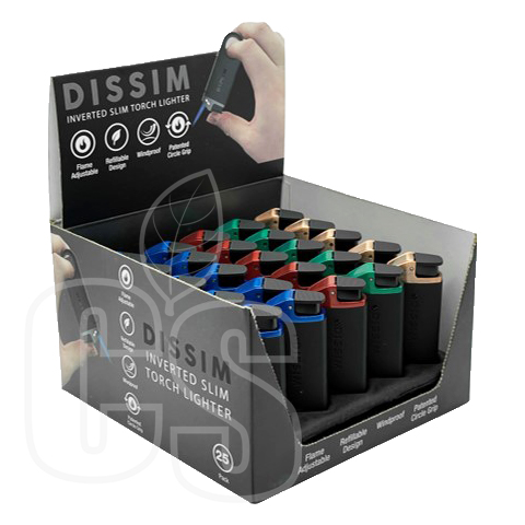 DISSIM SLIM TORCH DISPLAY 25CT
