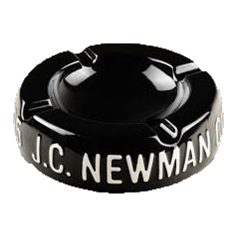 J.C. NEWMAN VINTAGE ASHTRAY BLACK