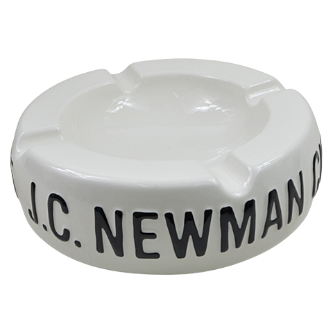J.C. NEWMAN VINTAGE ASHTRAY WHITE