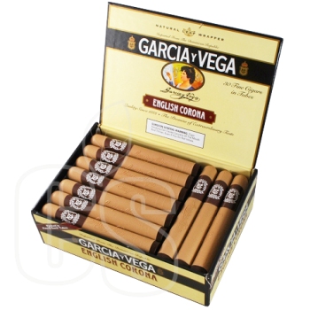 GARCIA Y VEGA ENGLISH CORONA TUBOS BOX