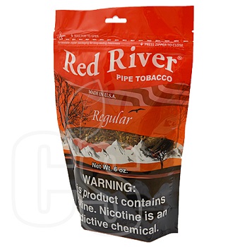 RED RIVER REGULAR PIPE TOBACCO 6 OZ BAG
