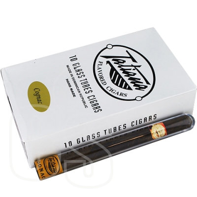 TATIANA GLASS TUBE COGNAC BOX