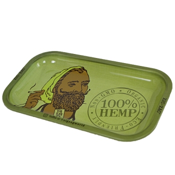 ZIG-ZAG ROLLING TRAY SMALL HEMP