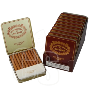 HOYO DE MONTERREY EXCALIBUR CIGARILLOS TINS 10/20