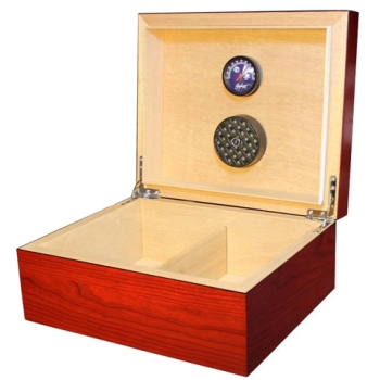 BRIGHAM EQUINOX CHERRY HUMIDOR 50 COUNT
