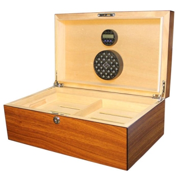 BRIGHAM SOLSTICE MAHOGANY HUMIDOR 75 COUNT