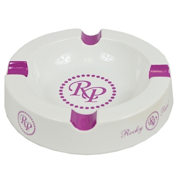 ROCKY PATEL PURPLE ROUND ASHTRAY
