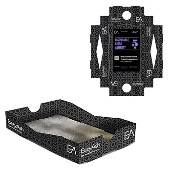 EAZYASH NOIR DISPOSABLE ASHTRAY