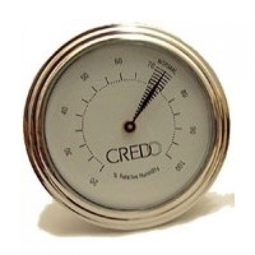 CREDO ANALOG HYGROMETER - SILVER