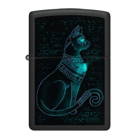 ZIPPO SPIRITUAL CAT DESIGN