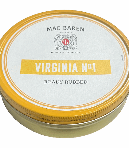 MAC BAREN VRGINIA NO. 1 READY RUBBED 3.5 OZ TIN