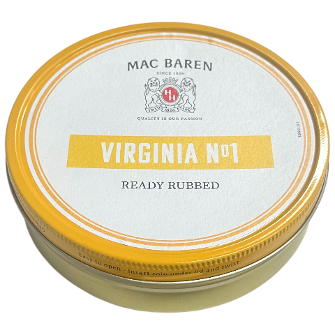 MAC BAREN VRGINIA NO. 1 READY RUBBED 3.5 OZ TIN