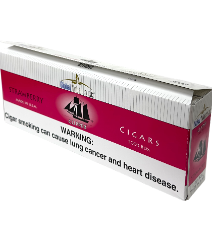 CLIPPER 100'S STRAWBERRY CIGARS